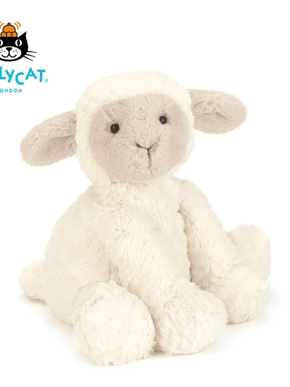 Jellycat Fuddlewuddle Lamb Plush – 9” – EUC – Super Soft